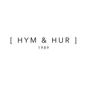 [ HYM & HUR ] logo tee - white Design