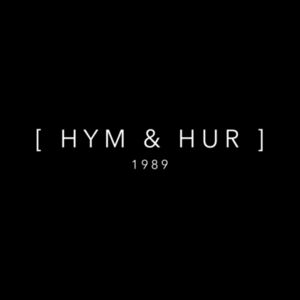 [ HYM & HUR ] logo tee - black Design