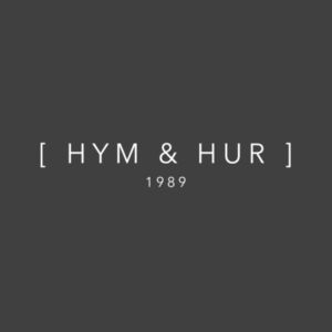 [ HYM & HUR ] logo tee - acid Design